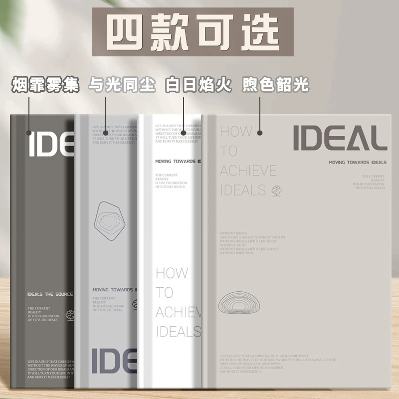 Available design of the hardcover spiral notebook for business