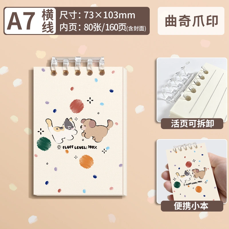 Small Loose Leaf Notebook for daily notes