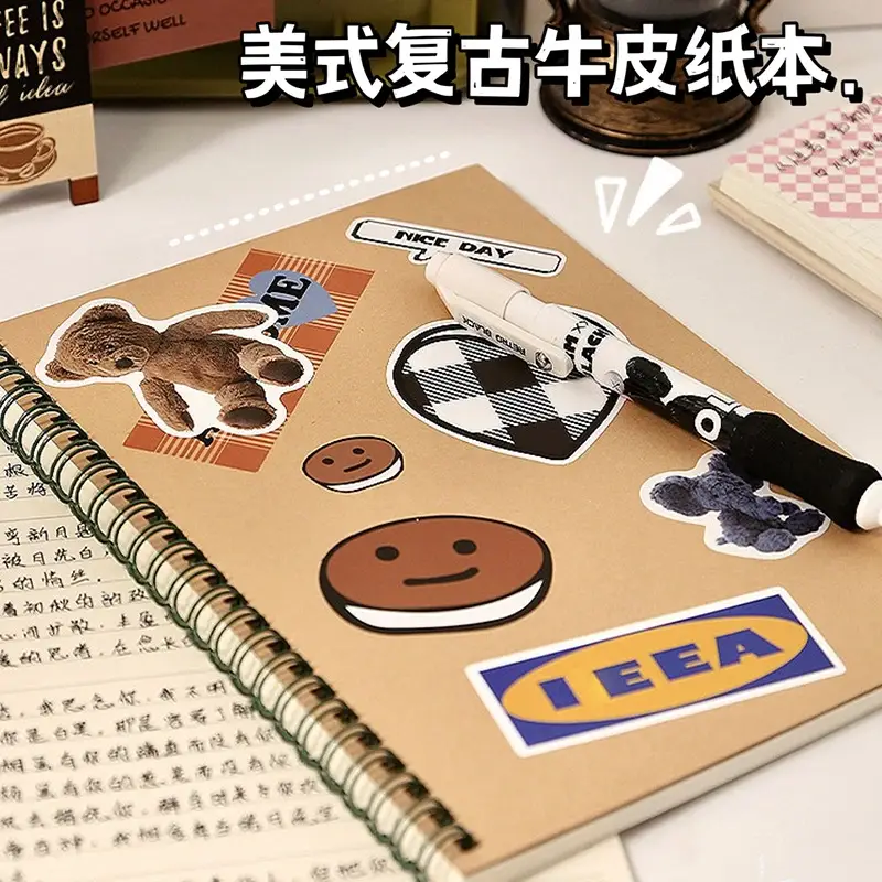 Wide ruled spiral notebook product and cover details